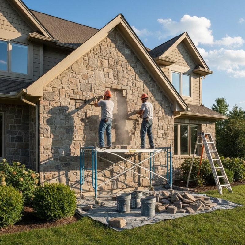 Stone Veneer Repair