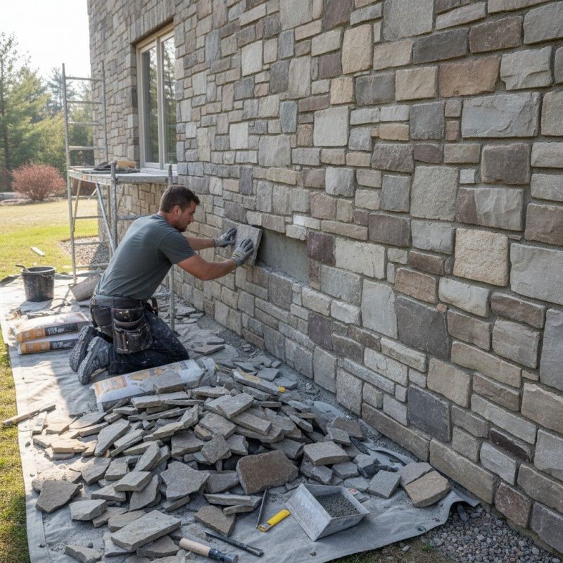 Stone Veneer Repair