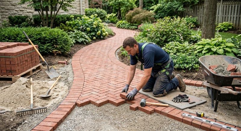 Brick Paving Installation in Norwalk, CT