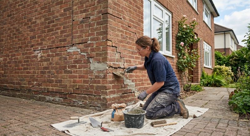 Brick Retaining Wall Repair in Cleveland, OH
