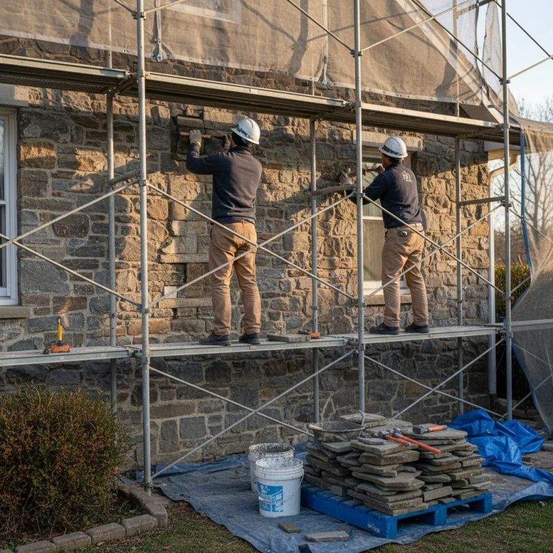 Stone Veneer Repair