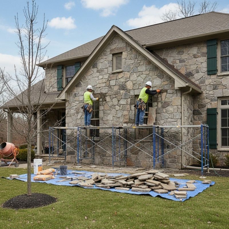 Stone Veneer Repair