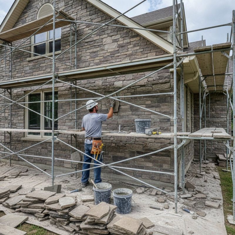 Stone Veneer Repair